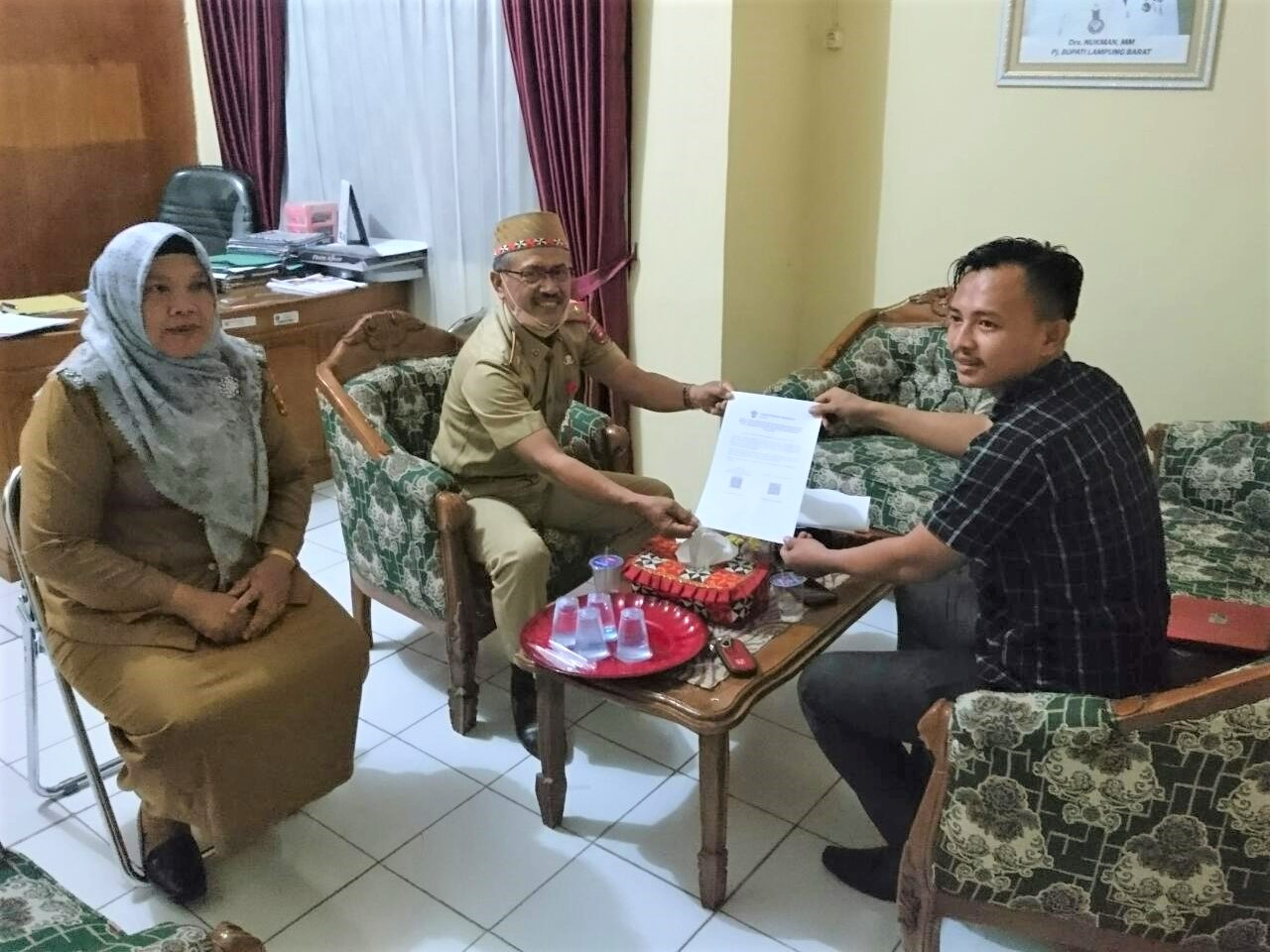 DPMPTSP Lampung Barat Dilakukan Penilaian Mandiri PTSP-PPB 