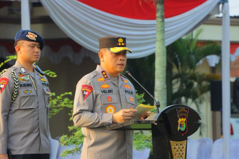 Kapolda Lampung Apresiasi Kinerja Polres Lampung Tengah Tekankan Persiapan Pilkada 2024