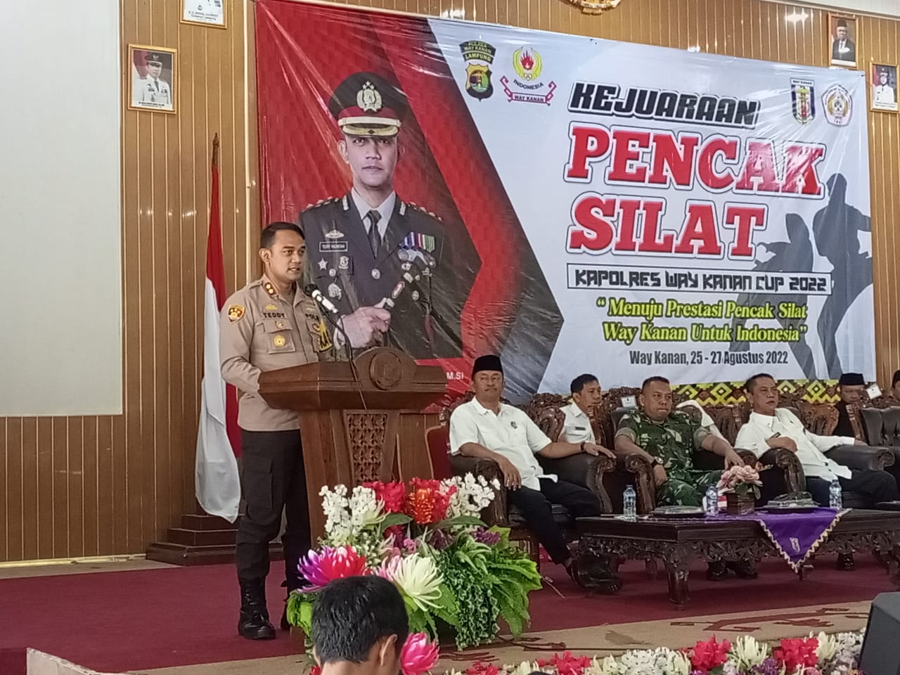 Kejurda Pencak Silat Kapolres Way Kanan Cup 2022 Resmi Dibuka