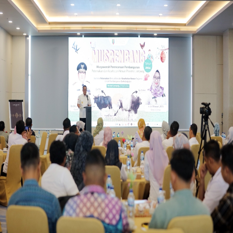 Gubernur Arinal Buka Musrenbang Peternakan dan Kesehatan Hewan Provinsi Lampung
