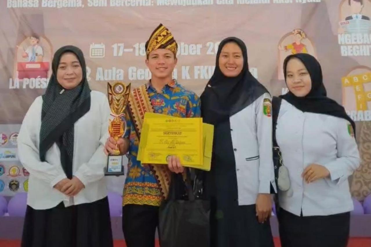 SMAN 1 Pesisir Tengah Juara 1 Lomba Ngebaca Bekhita Tingkat Provinsi