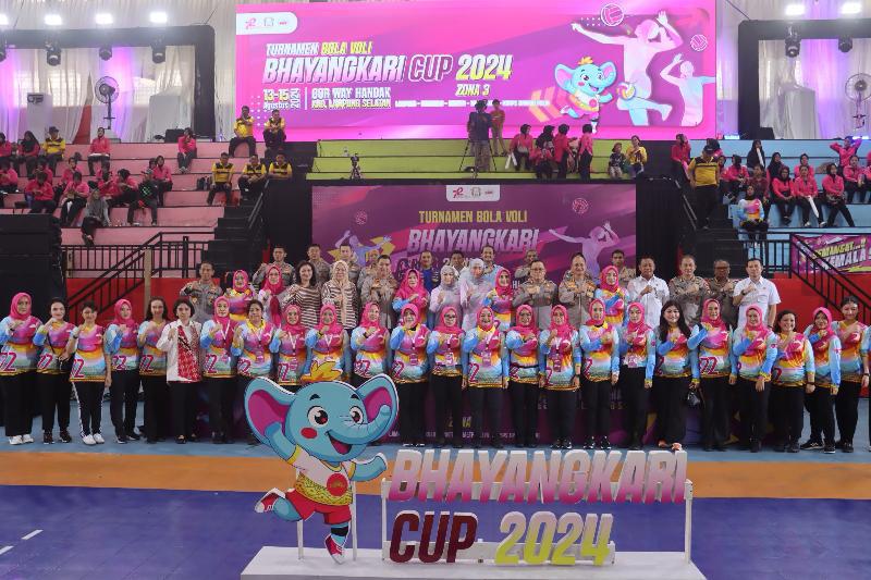 Bhayangkari PD  Metrojaya dan PD Lampung Lolos Wakili Zona 3 di Turnamen Bhayangkari Cup 2024