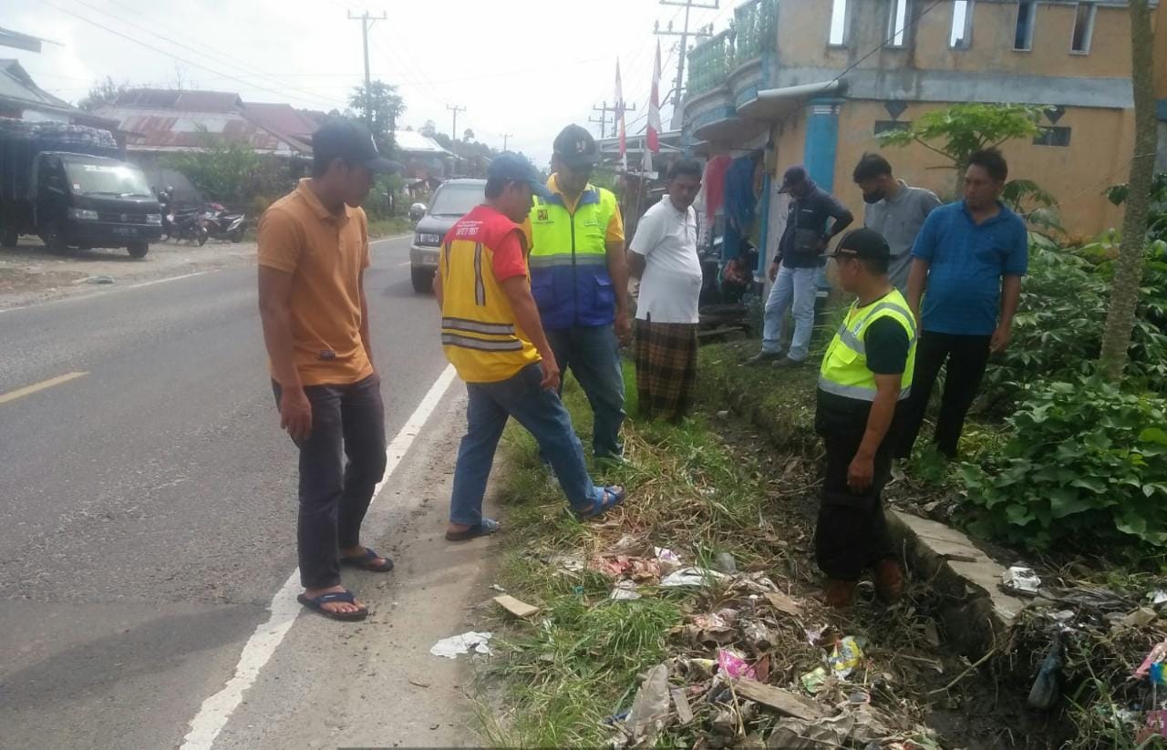 BPJN Bangun Resapan Biopori Atasi Banjir di Jalan Nasional Pekon Kembahang