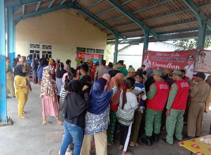 Antusias Warga Kaliawi Sambut Pasar Murah Kota Bandar Lampung