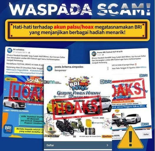 Waspada Penipuan! Begini Cara Membedakan BRImo FSTVL yang Asli dan Palsu!