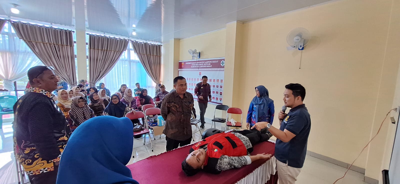Bangun Respons Darurat Lebih Cepat, Dinkes Lambar Berikan Pelatihan CPR di Masyarakat