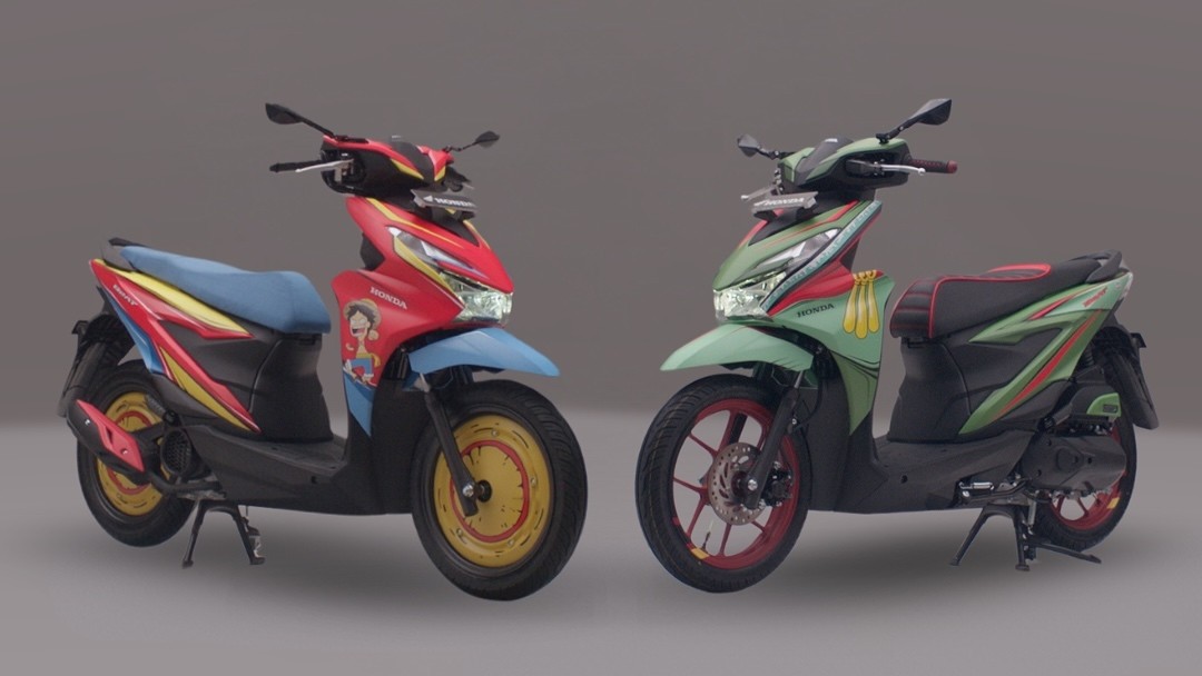 Rilis Terbatas! Honda BeAT One Piece Tampilkan Desain Luffy dan Zoro