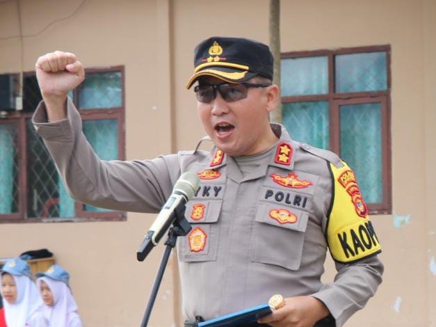 Kapolres Lampung Barat Pastikan Tahapan Pemilu di TPS Rawan Berjalan Lancar