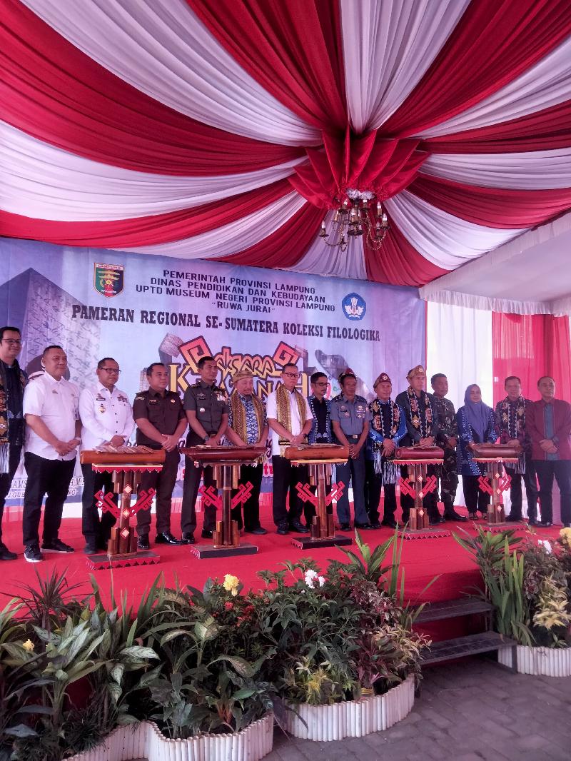 Lampung Jadi Tuan Rumah Pameran Regional Koleksi Filologika se- Sumatera