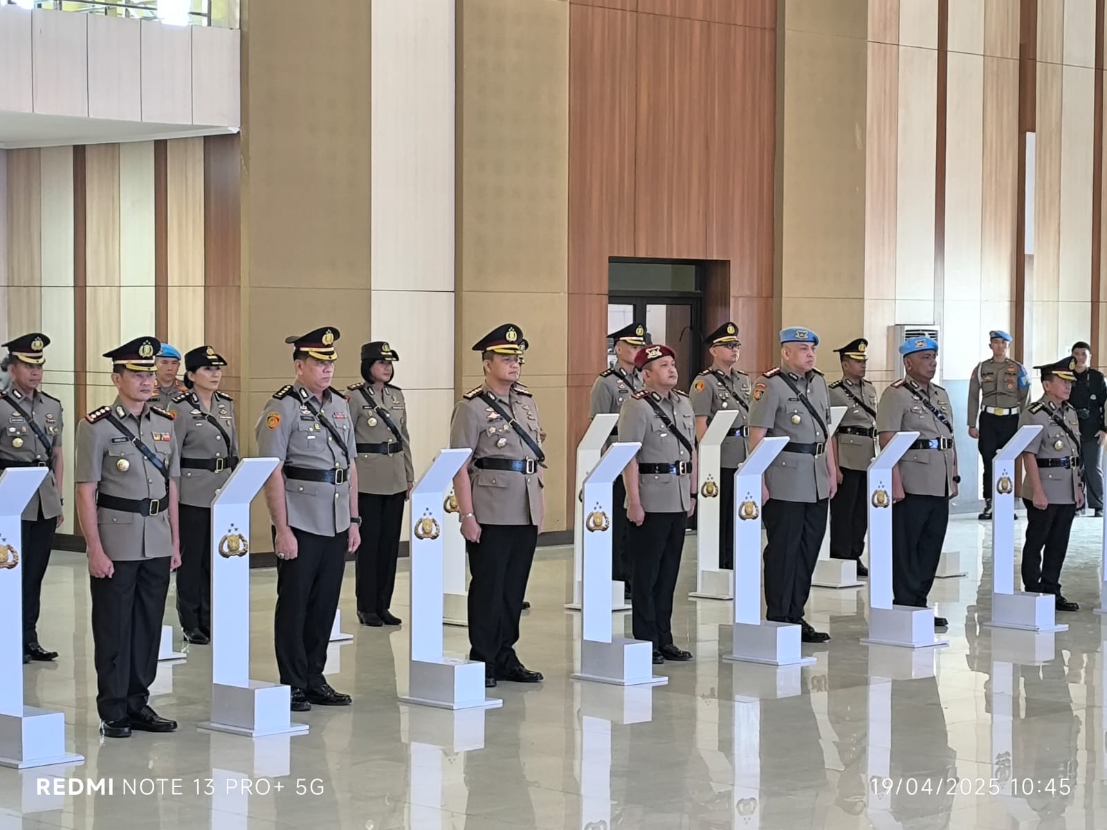 Sejumlah Kapolres dan PJU Resmi Berganti, Polda Lampung Gelar Sertijab