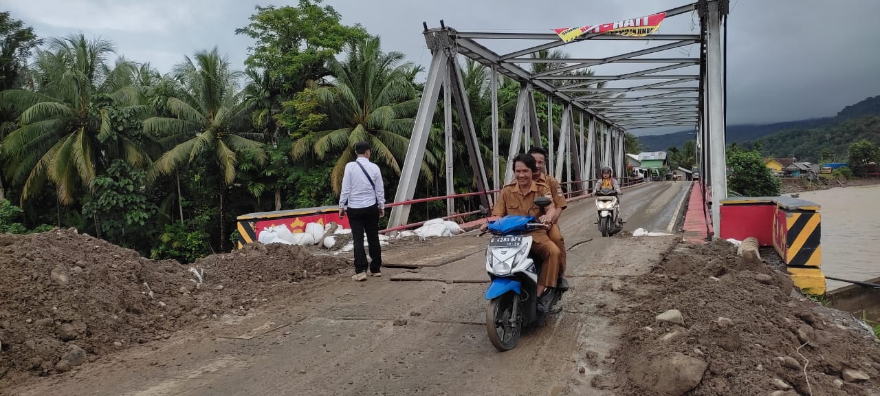 Penanganan Darurat Jembatan Way Laay Selesai, Arus Lalulintas Normal