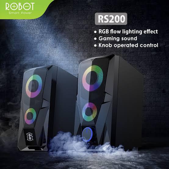 Robot RS200, Speaker Gaming Terjangkau dengan RGB Menawan dan Suara Stereo