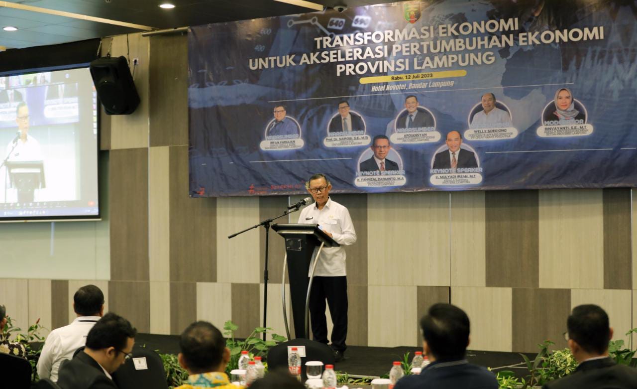 Gubernur Lampung Berharap Dialog Transformasi Ekonomi Perkaya Substansi Penyusunan RPJPD dan RPJMD