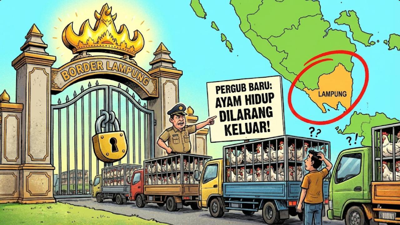 Pemprov Lampung Susun Pergub Larangan Jual Ayam Hidup ke Luar Daerah