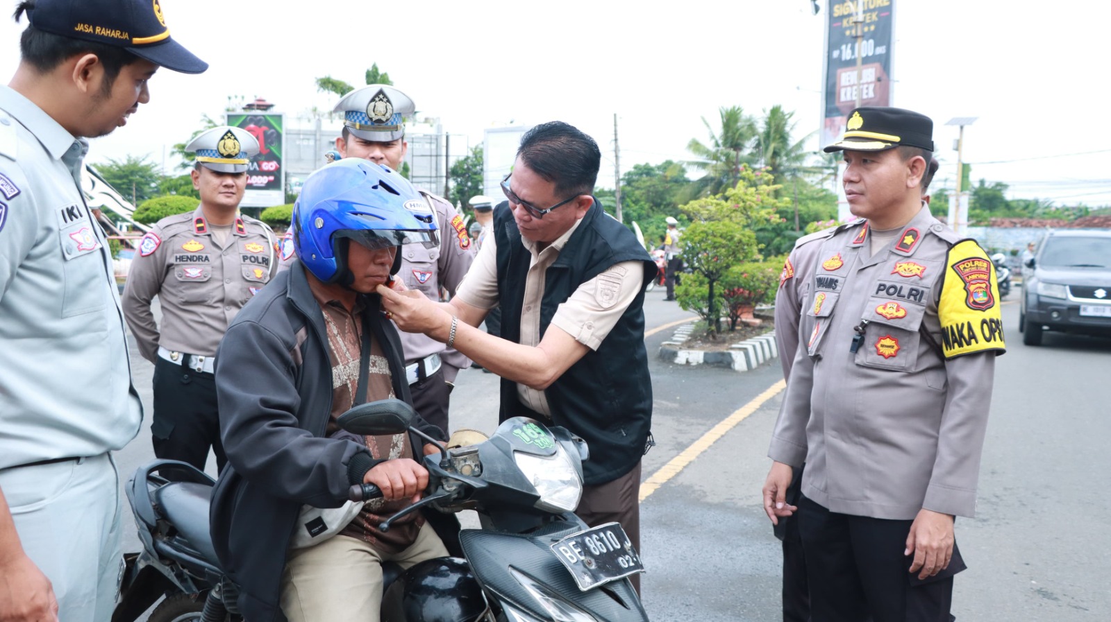 Polres Lampung Utara Gelar Sosialisasi Operasi Keselamatan Krakatau 2025