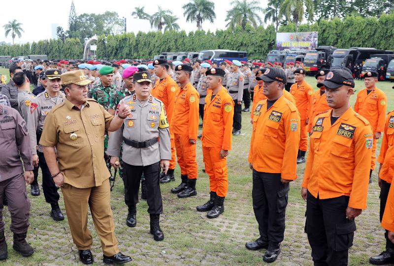Apel TNI-Polri, Gubernur Sampaikan Hal Penting Soal Kesiapan Pemilu 2024 dan Siaga Bencana di Lampung