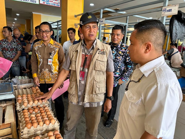 Satgas Pangan Polda Lampung Cek Ketersediaan dan Harga Bahan Pokok