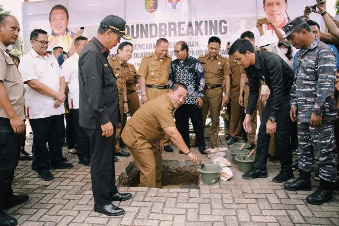 Ketua DPRD Provinsi Lampung Mingrum Gumay Hadiri Groundbreaking Pembangunan GOR Saburai