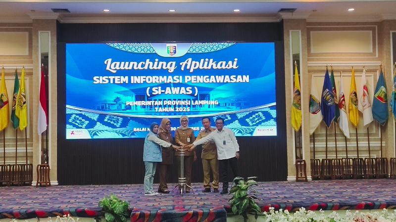 SI AWAS Resmi Diluncurkan, Pemprov Lampung Perkuat Peran APIP