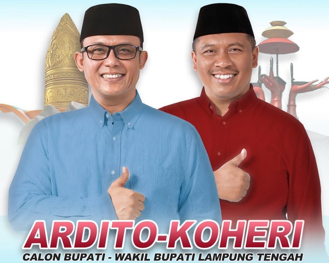 KPU Lampung Tengah Tetapkan Ardito-Koheri Sebagai Pemenang Pilkada 2024