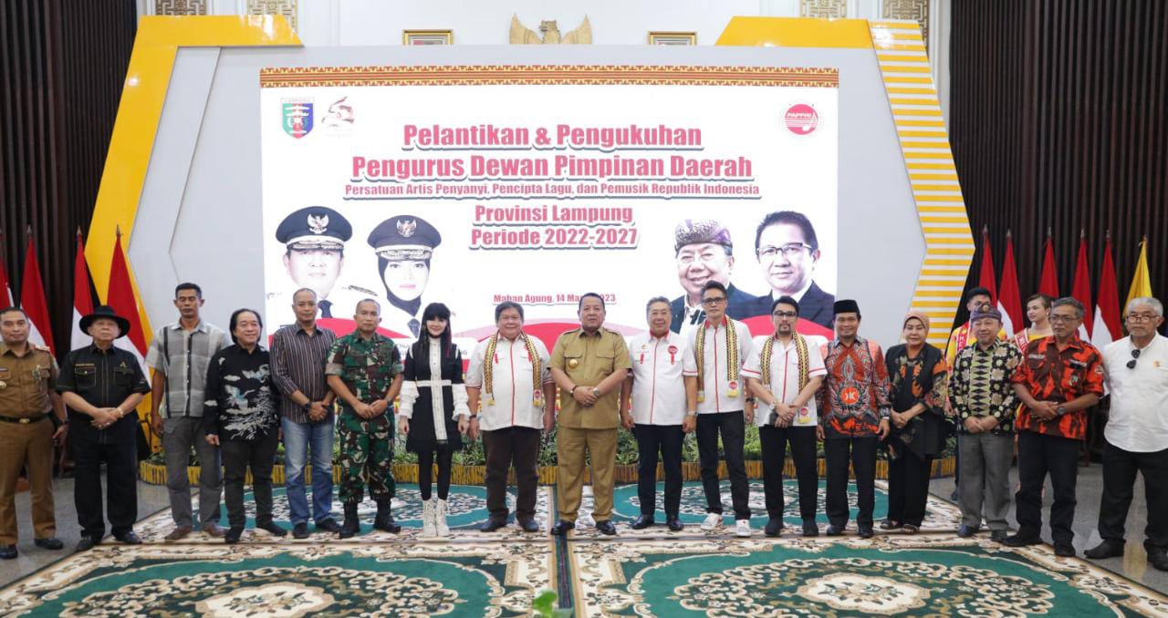 Arinal Minta PAPPRI Perjuangkan Kesejahteraan Penyanyi, Pencipta Lagu dan Pemusik Lampung 