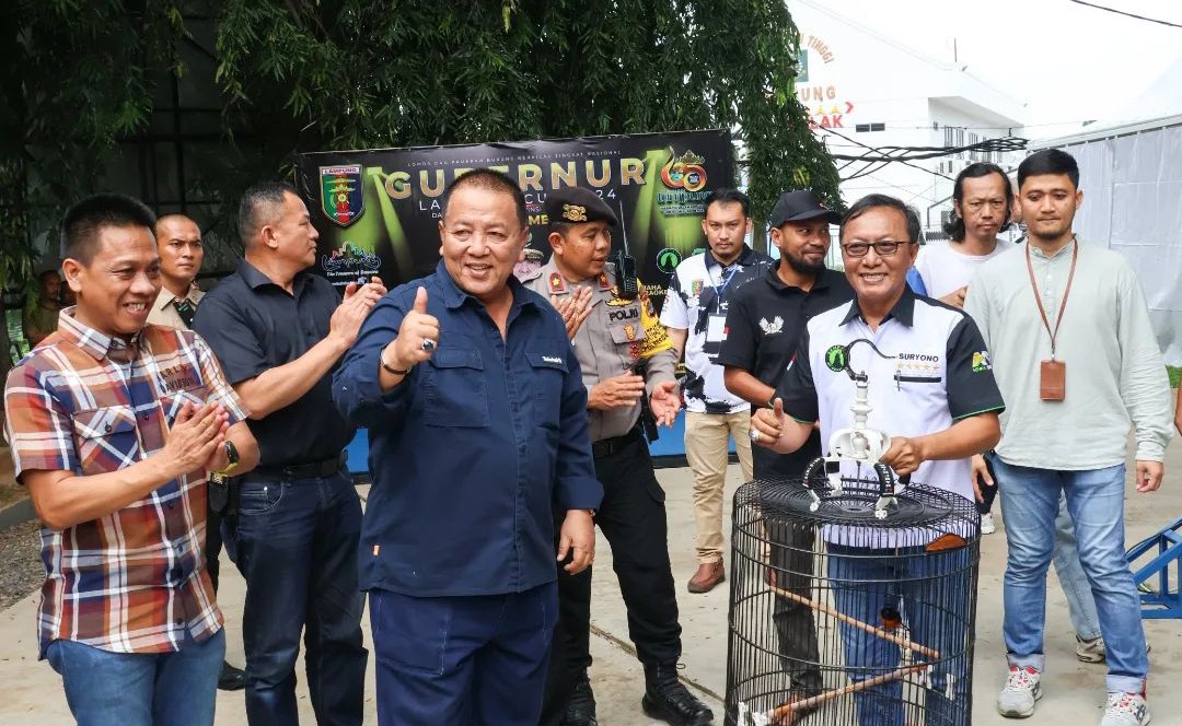 Arinal Buka Pameran dan Lomba Burung Berkicau Gubernur Lampung Cup Tahun 2024