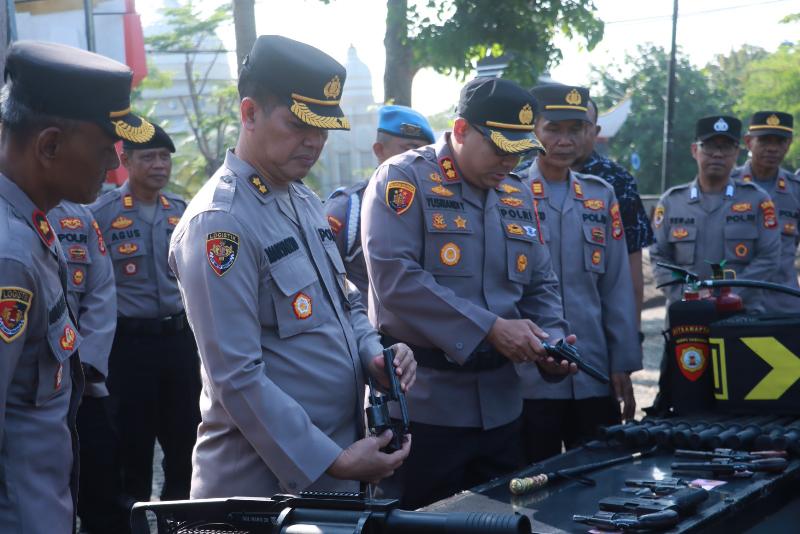 Polres Lampung Selatan Siapkan Kendaraan dan Peralatan Khusus untuk Pengamanan Pilkada