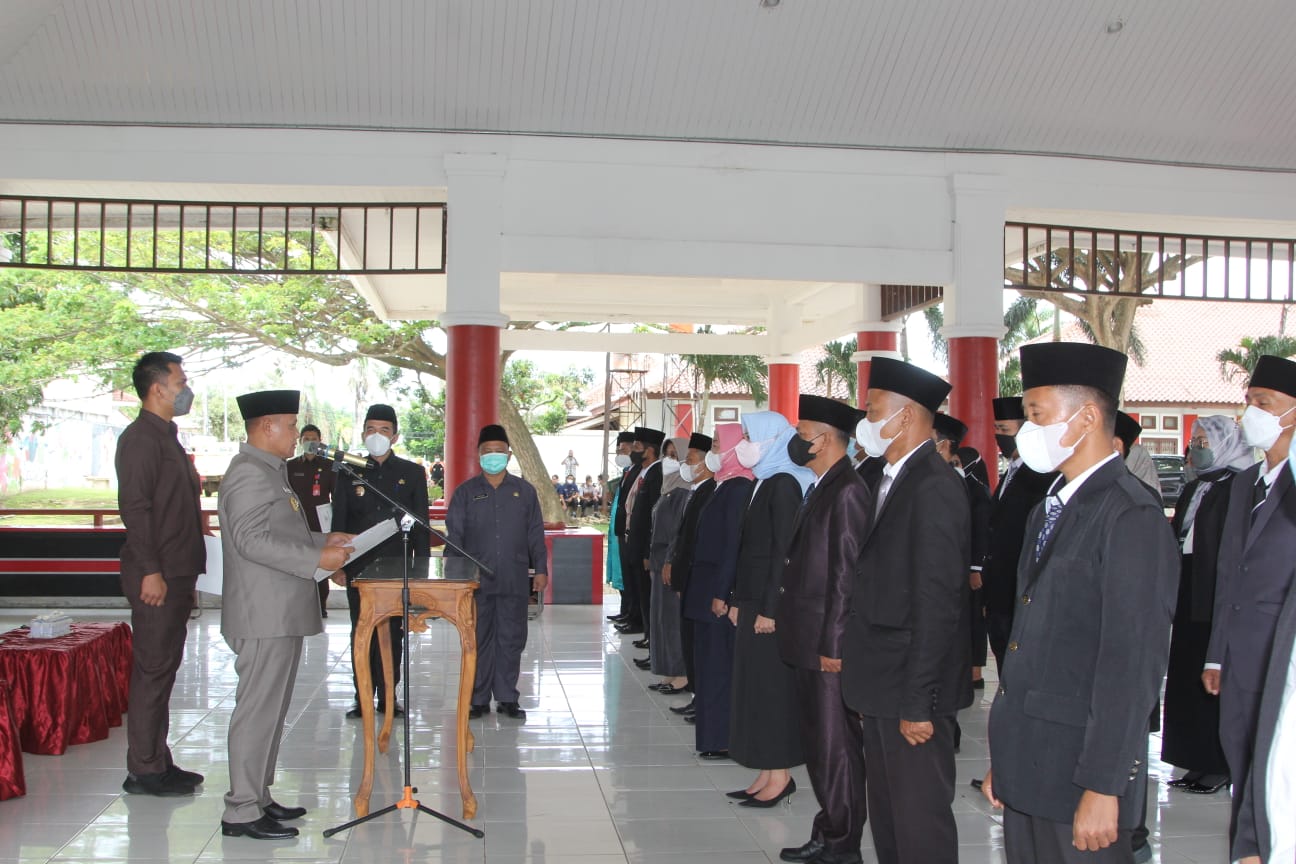 Bupati Lamsel Lantik 47 Pejabat Administrator dan Pengawas