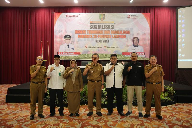 Pemprov Lampung Sosialisasi Bahaya Terorisme dan Radikalisme Kepada Siswa dan Guru se-Lampung