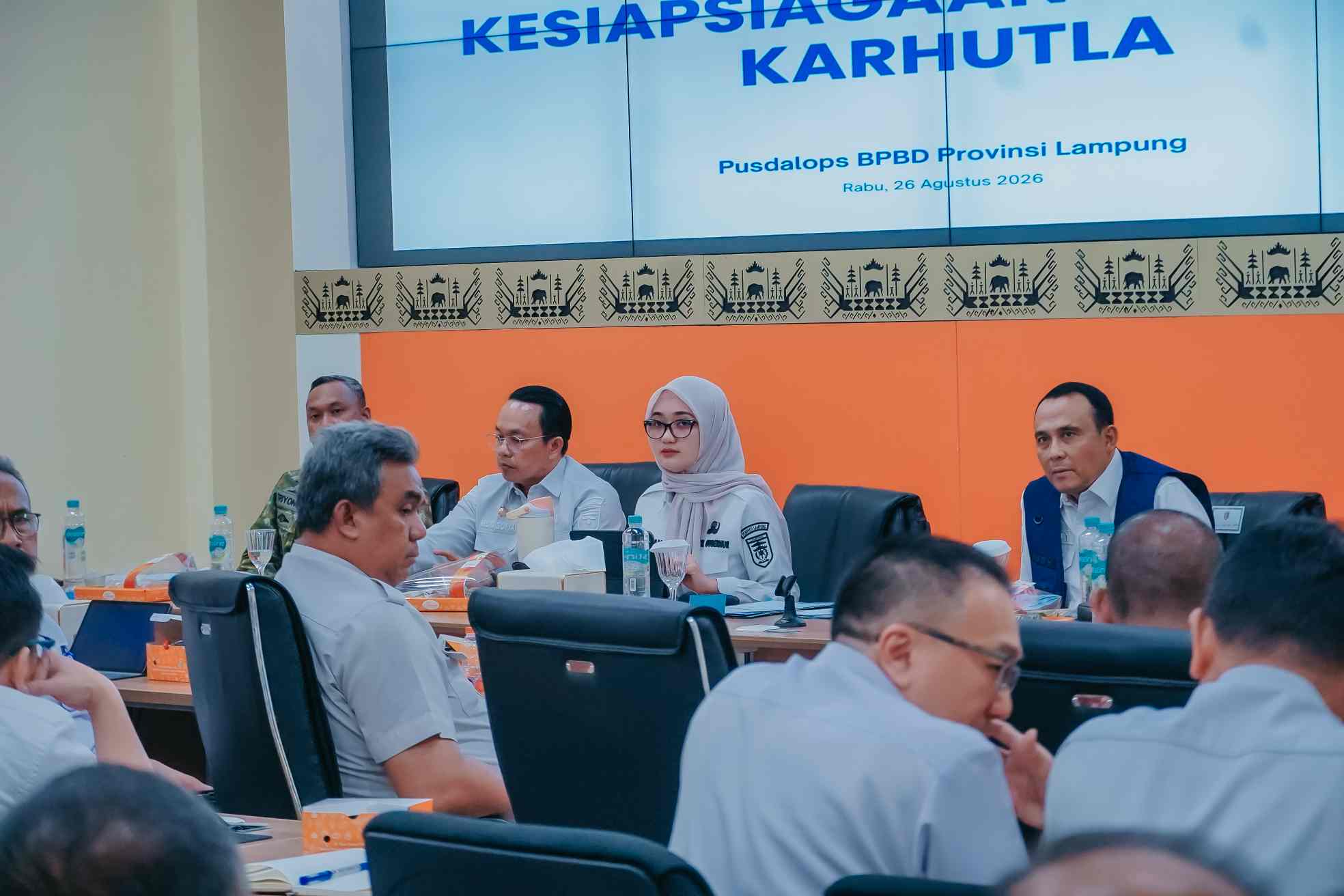 Karhutla Lampung Jadi Perhatian, Wagub Jihan Minta Sumber Air dan Peralatan Dipetakan