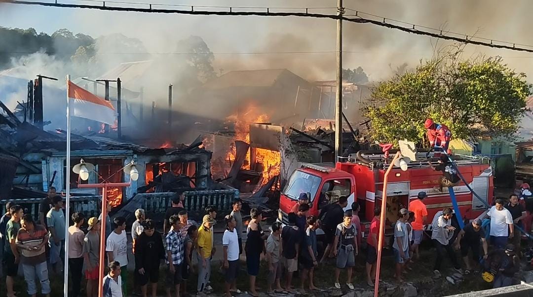 Begini Kronologi Kebakaran di Penggawa V Ulu yang Hanguskan Tiga Rumah