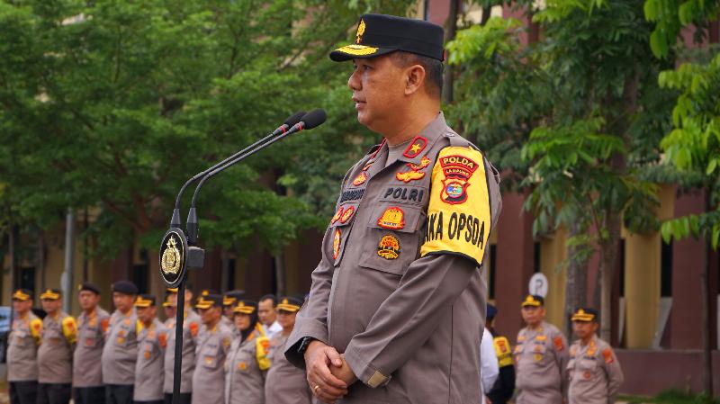 Wakapolda Tekankan Personel Polda Lampung untuk Raih Legitimasi Sosial dan Legitimasi Penegakan Hukum