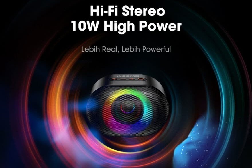 Acome A10: Speaker Portable dengan RGB Dinamis dan Suara Bertenaga