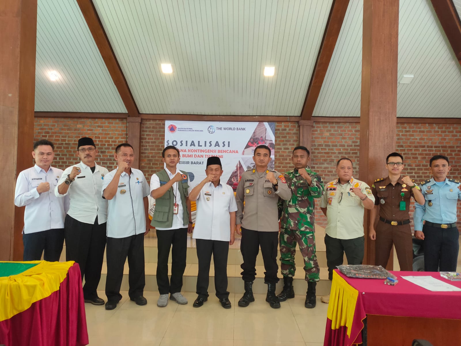 BNPB Selesaikan Tahapan Kontinjensi Bencana Gempa Bumi dan Tsunami Kabupaten Pesisir Barat