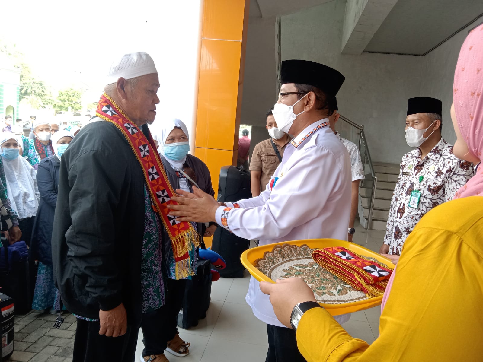 'Qabballallahu Hajjaka' Jemaah Haji Lampung Barat