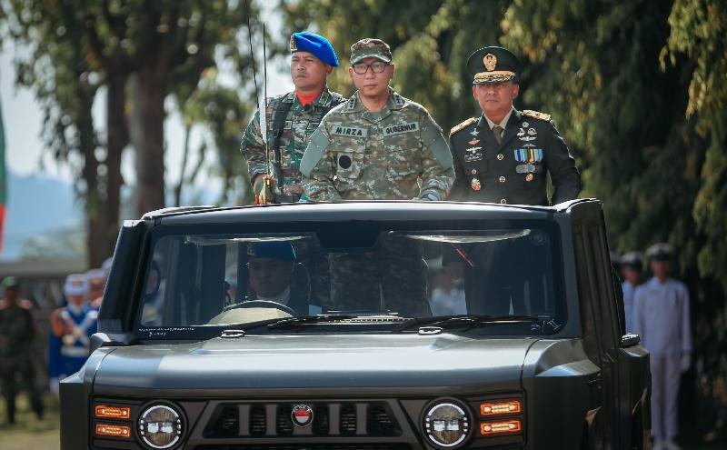 Upacara HUT ke-80, Gubernur Mirza Ajak TNI Perkuat Sinergi Demi Kemajuan Lampung