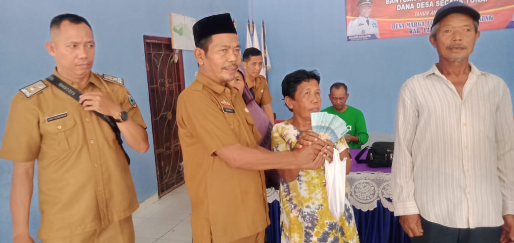25 KPM desa Marga Agung Terima BLT-DD selama Tiga bulan 