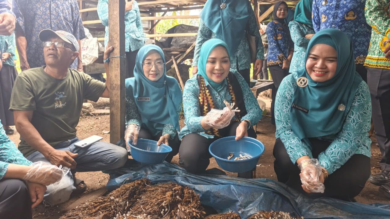 Ketua TP PKK Lampung Kunjungi Desa Tapis di Pesisir Barat