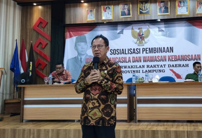 Ketua DPRD Lampung Gelar Sosialisasi IPWK di SMAN 1 Bandar Agung