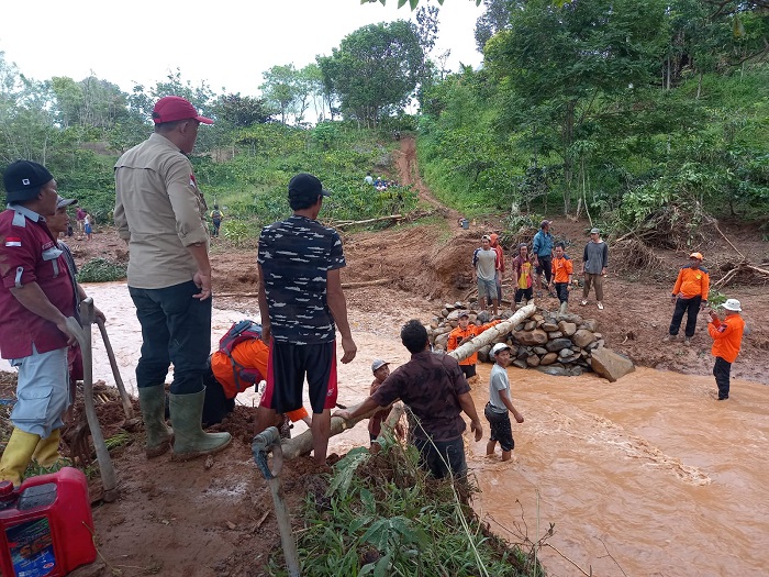 Dua Hari Pasca Banjir dan Longsor Sidomulyo, Akses Utama Sudah Terbuka