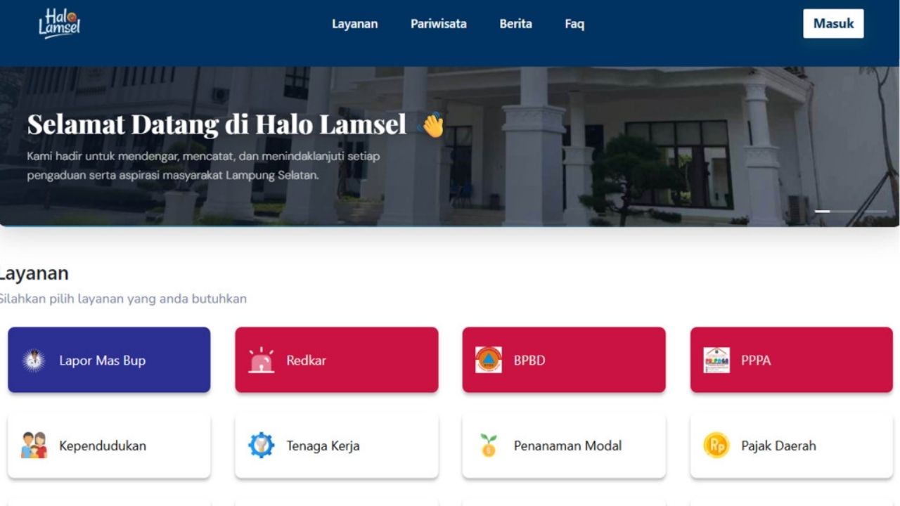 Hallo Lamsel Jadi Solusi Pengaduan Digital Ramah Pengguna di Lampung Selatan