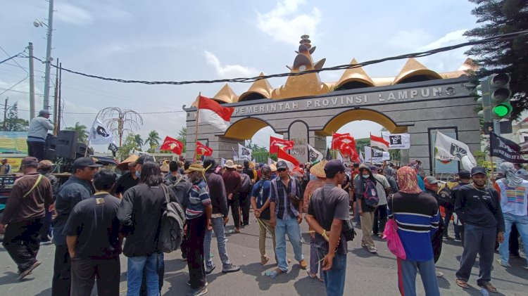 Sikapi Hasil Musyawarah, Petani Datangi DPRD Lampung