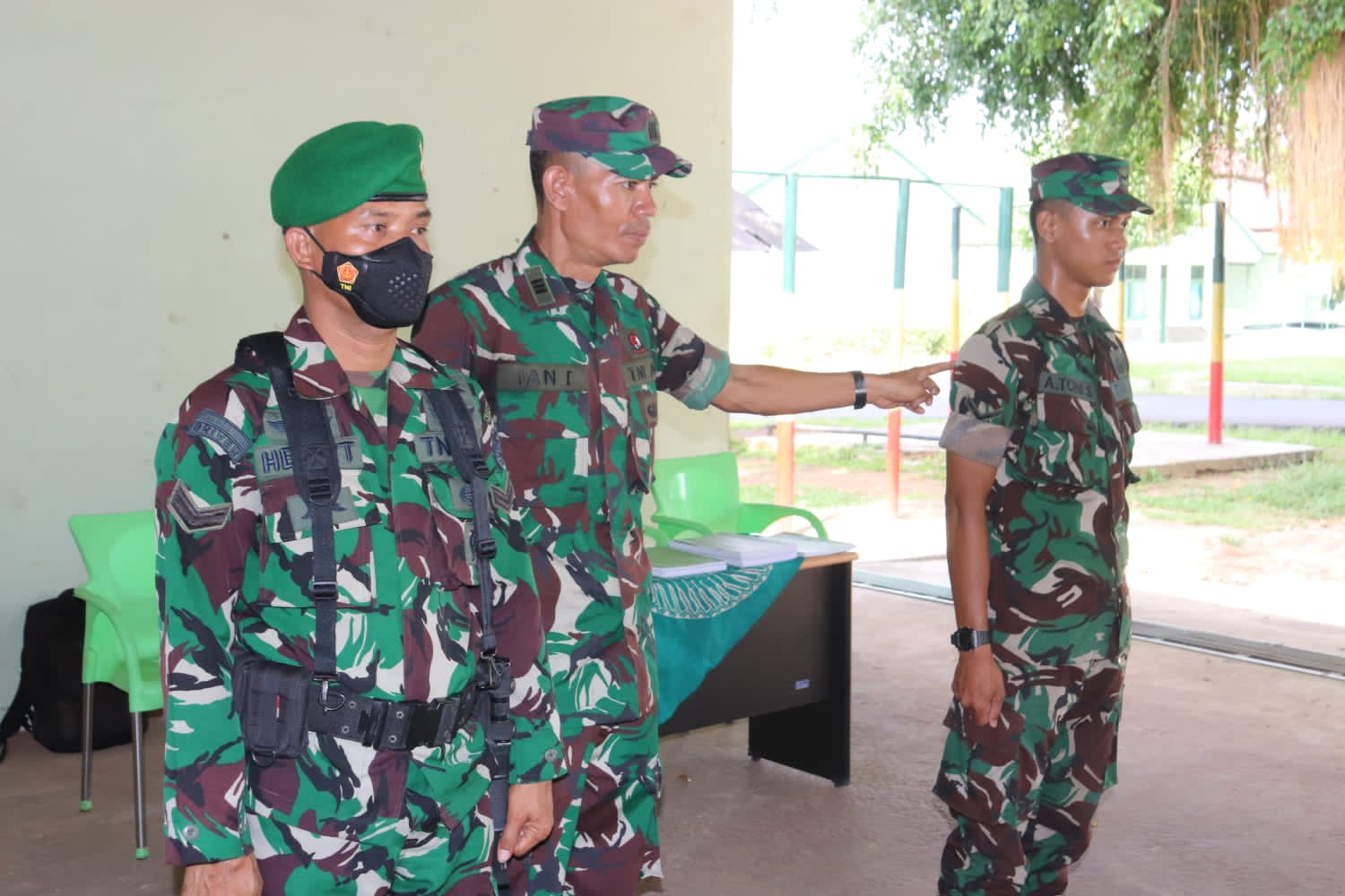 Kunjungi Kodim 0410, Tim Waslakgiat Kodiklatad Sosialisasikan Perpang TNI Kepada Prajurit