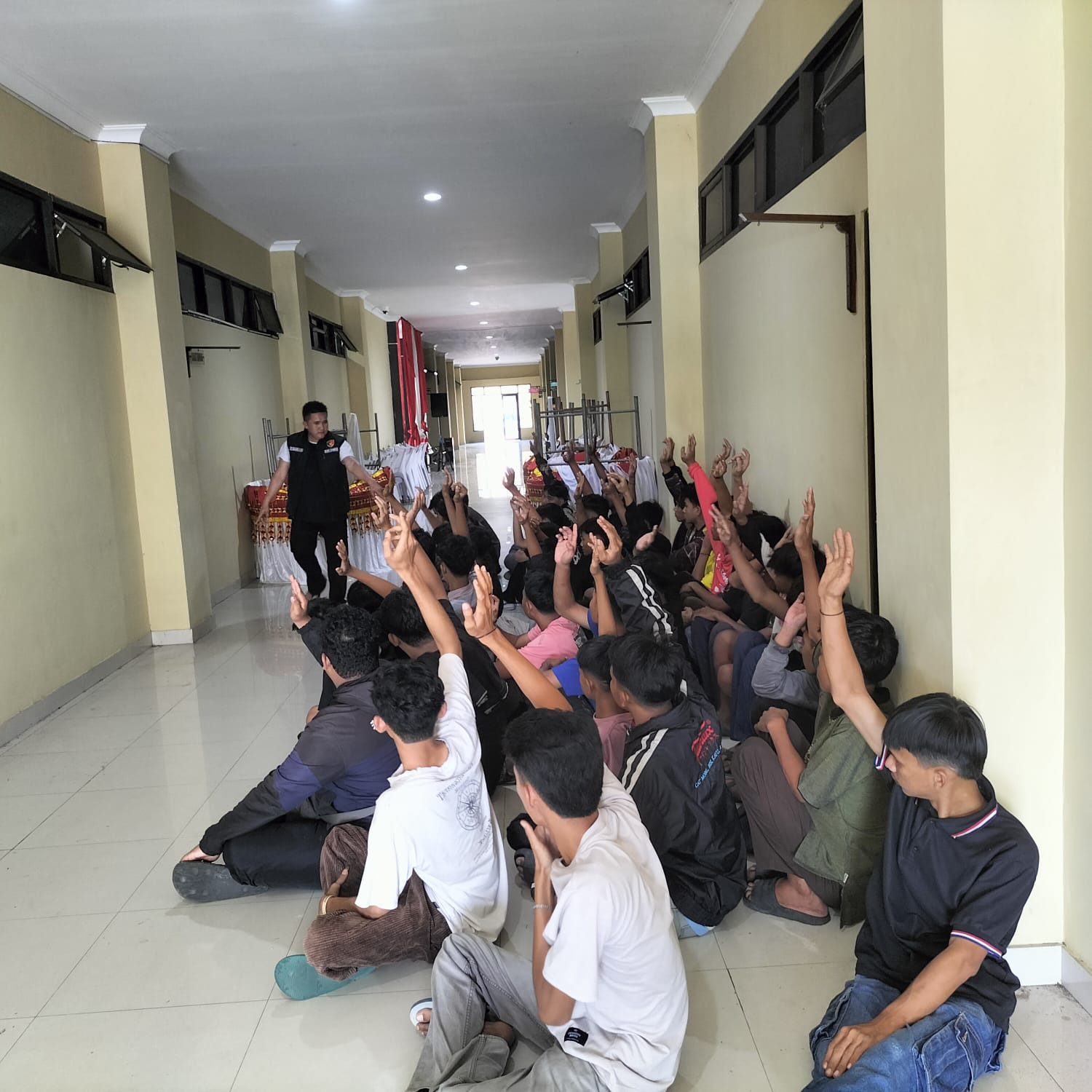 Polisi Amankan 52 Remaja yang Konvoi Malam Takbiran di Bandar Lampung