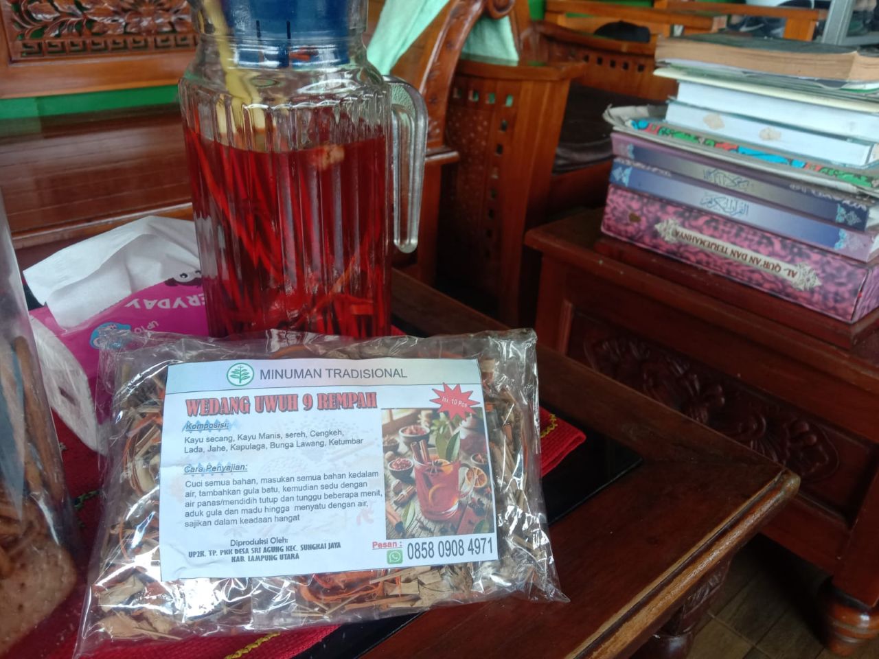 Minuman Tradisional Karya PKK Sri Agung, Wedang Uwuh 9 Rempah Penuh Manfaat
