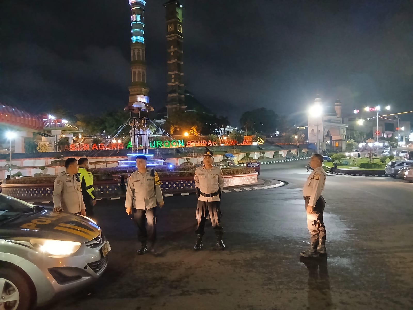 Kapolsek TBU Pastikan Situasi Aman Lewat Patroli Malam Ramadan