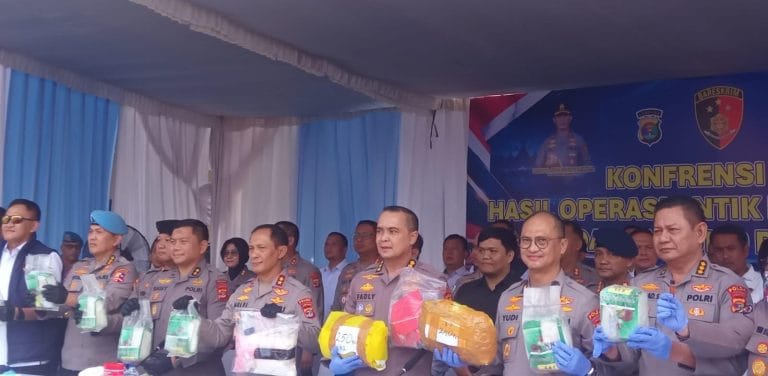 530 Tersangka Diamankan dalam Operasi Antik Krakatau 2026 di Lampung
