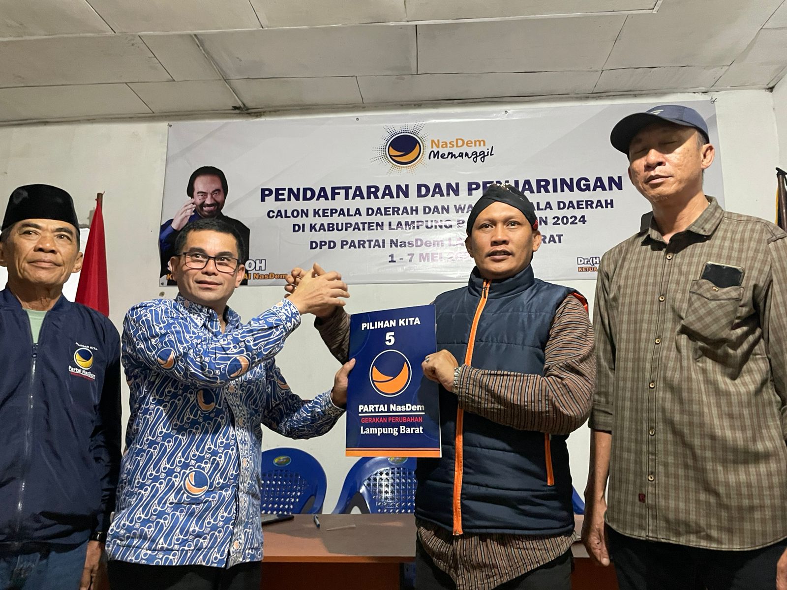 Penjaringan Balon Kada NasDem, Bambang dan Adi Utama Kembalikan Berkas Sebagai Balon Wabup