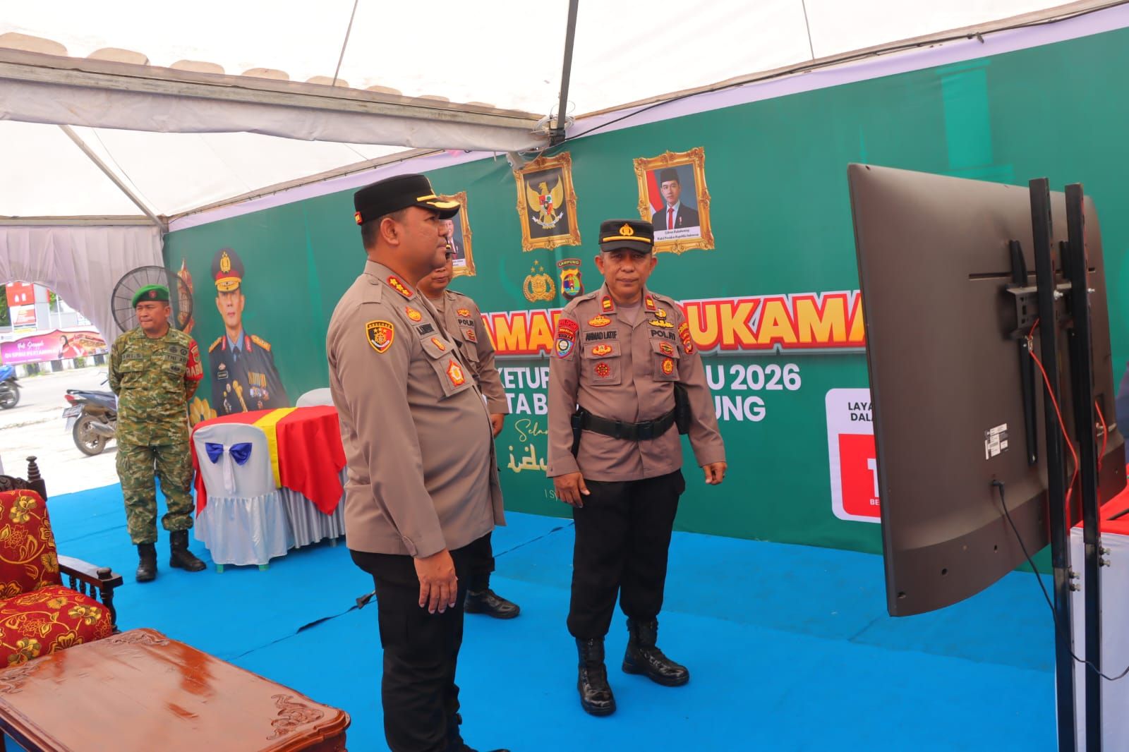 Polresta Bandar Lampung Imbau Pemudik Manfaatkan Pospam dan Posyan Lebaran 2026