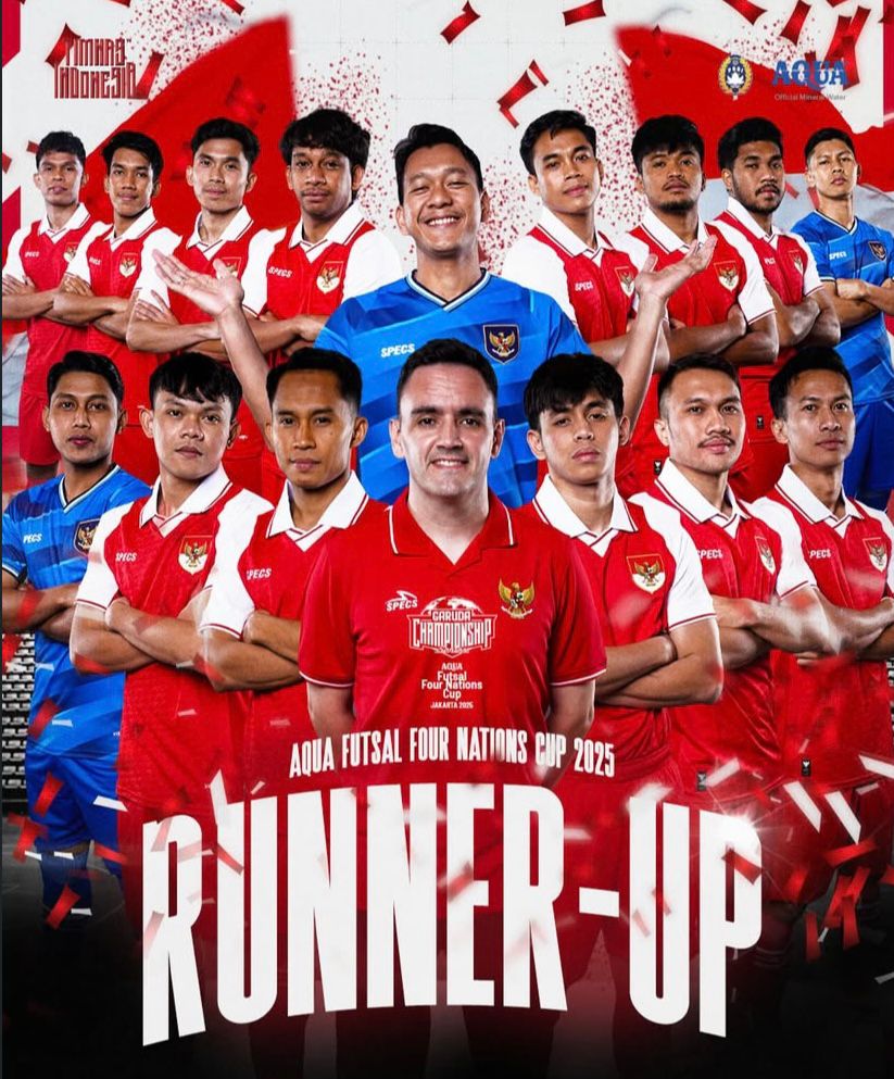 Takluk dari Latvia, Timnas Futsal Indonesia Akhiri Four Nations Cup Sebagai Runner Up
